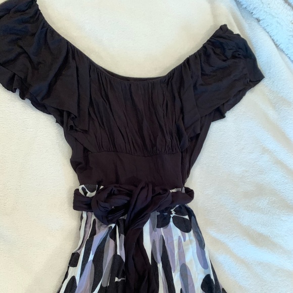 Smartset Ruffle Top Tie Summer Dress - Picture 2 of 2